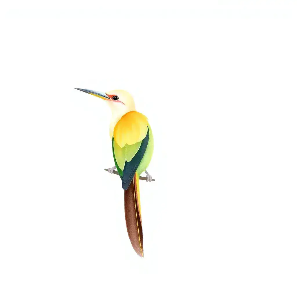 アカカザリフウチョウ